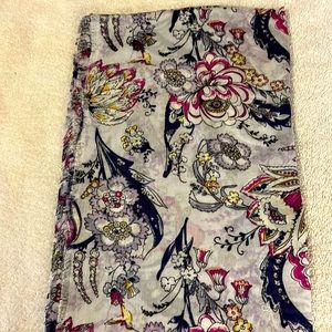 Hummingbird Park Soft Fringe Scarf